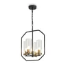 Подвесной светильник FR5524PL-04BBZ Люми / Lumi E27x4 (Черный и Бронза) FR5524PL-04BBZ - фото