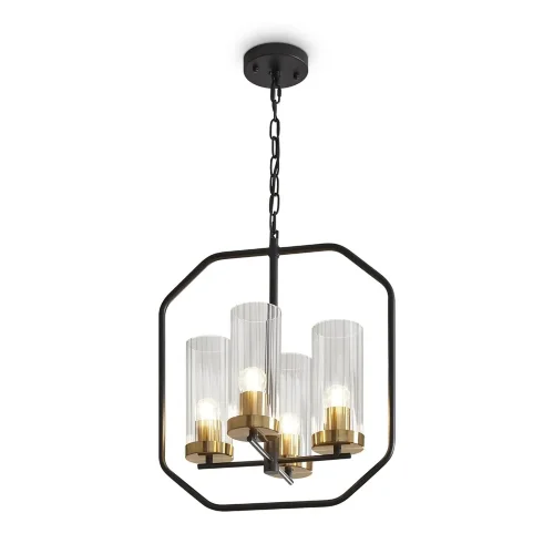 Подвесной светильник FR5524PL-04BBZ Люми / Lumi E27x4 (Черный и Бронза) FR5524PL-04BBZ - фото 10