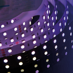 Светодиодная лента 28.8Вт 24В IP33 RGB, DSG5120-24-RGB+W-33 000514