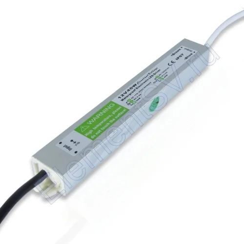 Блок питания SP-D 12V 40W 3,33A IP67 - фото.