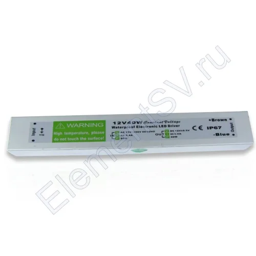 Блок питания SP-D 12V 40W 3,33A IP67 - фото 2.