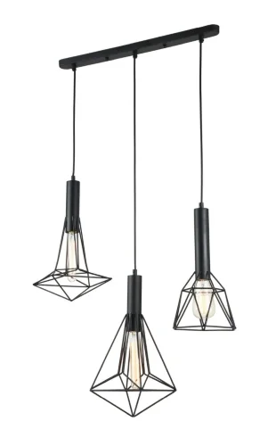 Подвесной светильник Spider E27х3 (Черный) - фото 2