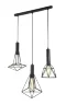 Подвесной светильник Spider E27х3 (Черный) - фото 2