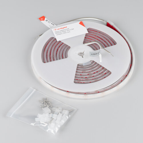 Светодиодная лента герметичная RTW-PS-A240-12mm 24V Warm2400 (19 W/m, IP67, 5m) (Arlight, CRI&gt;90) - фото 3