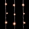 Гирлянда Занавес Облегченный 2 x 3 м Экстра Тепло-Белый 220В, 600 LED, Провод Прозрачный ПВХ, IP54. Фото 2.