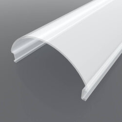 Рассеиватель поликарбонатный для профиля радиальный LC-LRM-M36-2R матовый