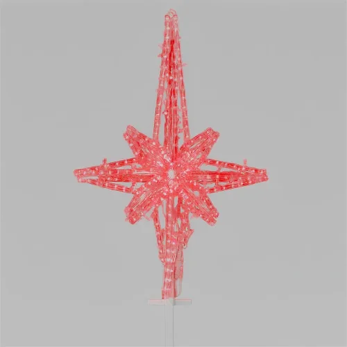 Светодиодная Макушка «Роза Ветров » 75 см, Красная, 220В. Фото 1.