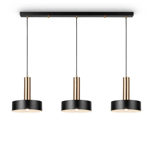 Подвесной светильник Freya FR4008PL-03BBS (Черный и Латунь) - фото 2