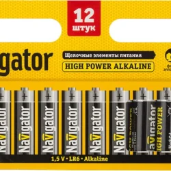 Элемент питания алкалиновый AA/LR6 94 782 NBT-NE-LR6-BP12 (блист.12шт) Navigator 94782