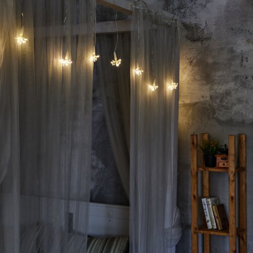 ULD-S0250-200-STA WARM WHITE IP44 STARBURST Гирлянда светодиодная Звезда, 2.5м, 200 светодиодов, Теплый белый свет, Провод прозрачный - фото 3