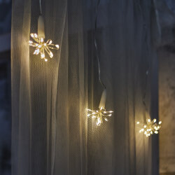 ULD-S0250-200-STA WARM WHITE IP44 STARBURST Гирлянда светодиодная Звезда, 2.5м, 200 светодиодов, Теплый белый свет, Провод прозрачный