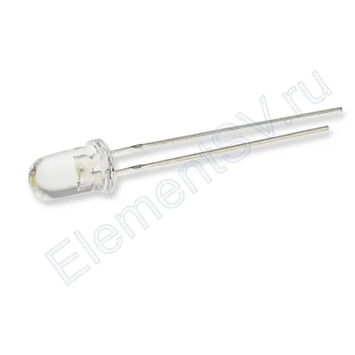 Светодиод ICL-5mm LE10 (red, 2000-3000 mcd, clear) - фото.