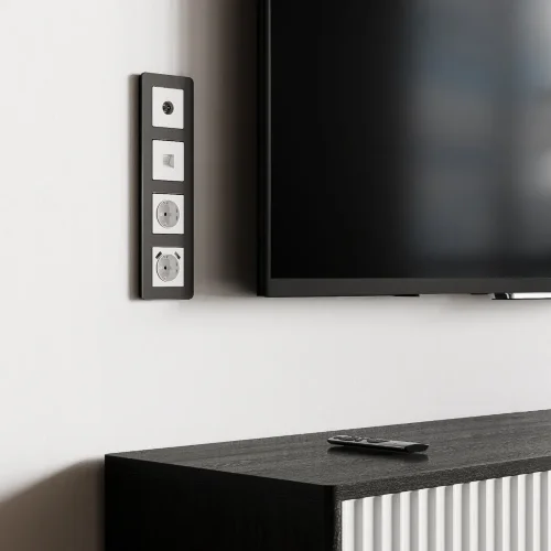 Розетка Ethernet RJ-45 (белый матовый) W1181061 - фото 2