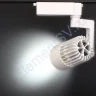 Светодиодный светильник трековый GDD-147 3L 3X13 (20W, white) - фото 2.