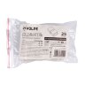 UTC-Q220 K12-A67-NNN CLEAR 025 POLYBAG Соединитель контактный прямой для светодиодных лент 220В 3528-2835 10мм, 2 контакта, цвет прозрачный, 25 штук в пакете - фото 2