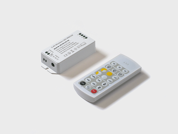 'Контроллер CW 2.4G для MIX ленты с пультом, SW-CW-2.4G-16A - фото