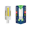 LED-JC-220/5W/3000K/G4/CL GLZ09TR Лампа светодиодная, прозрачная. Теплый белый свет (3000К) - фото