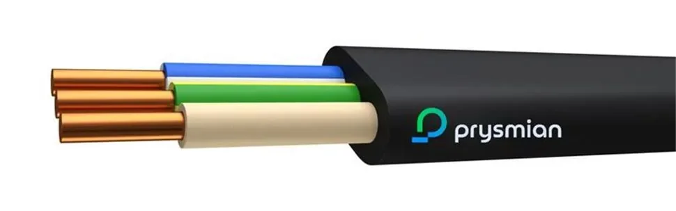 Кабель ВВГ-Пнг(А)-LS 3х6 ОК (N PE) 0.66кВ (бухта) (м) РЭК-PRYSMIAN 1603070101 - фото