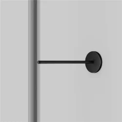 Крепление настенное/потолочное Levity для круглого шинопровода (Черный)