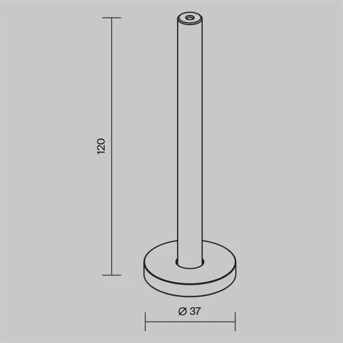 Крепление настенное/потолочное Levity для круглого шинопровода (Черный) TRA184CW-R-11B - фото 2