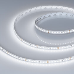 Светодиодная лента RT-А160-8mm 24V White6000 (12 W/m, IP20, 2835, 5m) (Arlight, высок.эфф.150 лм/Вт) 024534(2)