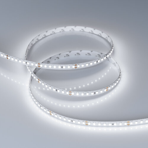 Светодиодная лента RT-А160-8mm 24V White6000 (12 W/m, IP20, 2835, 5m) (Arlight, высок.эфф.150 лм/Вт) 024534(2) - фото 4