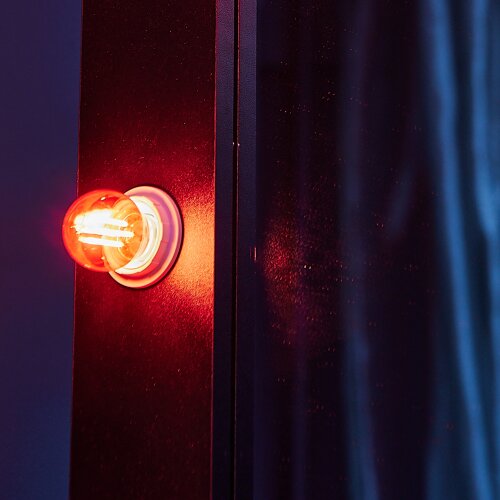 LED-G45-5W-RED-E27 GLA02RD Лампа светодиодная, Форма шар, Серия Air color, Красный свет - фото 2