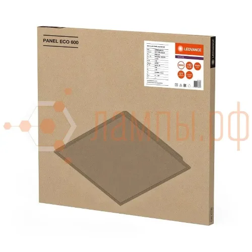 Светодиодная панель с равномерной засветкой 36Вт 4000K IP40 3600Лм CRI90 | ECOCLASS PANEL600 | - LEDVANCE. Фото 2