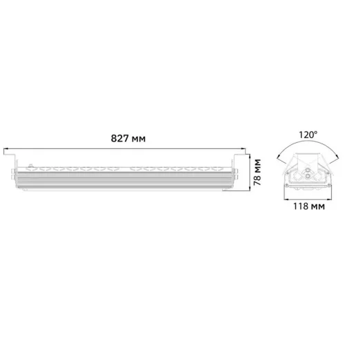 Светильник светодиодный PPI-04 150Вт 5000К IP65 230В/50Гц ДСП для высоких пролетов Pro JazzWay 5044371 - фото 3