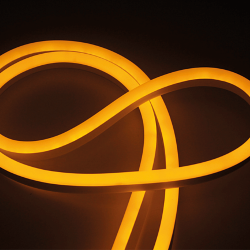 Неоновая Светодиодная лента SMD 220В 2835, 120 LED/м, 6 Вт/м, 220В , IP65, Цвет: Желтый, NE-2180-220-6-Y-65 007379