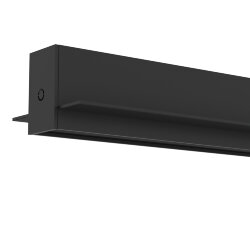 Встраиваемый шинопровод SMART 2м под ГКЛ, черный, Denkirs TR2012-BK