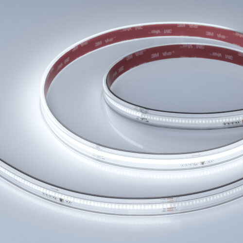 Светодиодная лента герметичная SPI-COB-PS-X378-14mm 24V White6000-PX63-BPT (7 W/m, IP67, 5m) (Arlight, бегущий огонь) 041741 - фото