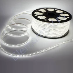 Светодиодная лента 220V 2835 120Led White, 220A, IP68