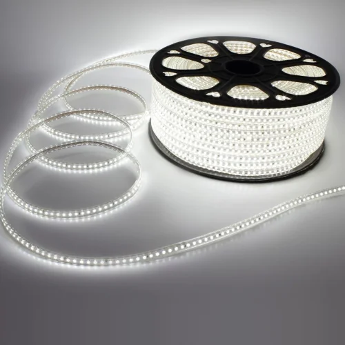 Светодиодная лента 220V 2835 120Led White, 220A, IP68 - фото I