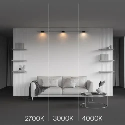 Трековый светильник Зон / Zon Levity 3000К 12Вт 100° (Черный) TR189-1-12W3K-B