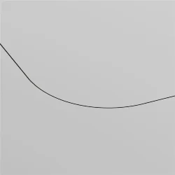 Коннектор радиусный D900 встраиваемый под ГКЛ 9,5мм Levity черный (Черный)