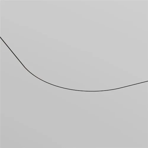 Коннектор радиусный D900 встраиваемый под ГКЛ 9,5мм Levity черный (Черный) - фото 3