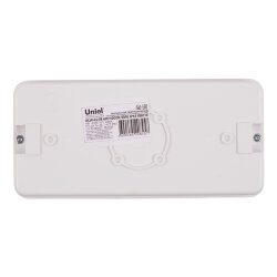 ULW-K25B 6W-4000K-EMG IP65 WHITE Светильник светодиодный влагозащищенный с БАП, Белый свет 4000K, 660Лм, Размер 220x105x50мм, Корпус белый