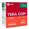 Кабель витая пара U/UTP кат.5E 4 пары solid PVC сер. TERACOM EKF TRC-5EUTP-04PVC-GY-IN3 - фото 3