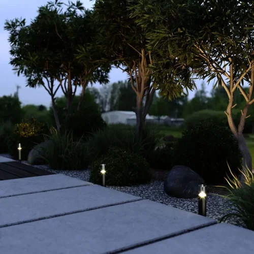 Светильник садово-парковый светодиодный Hidden черный 35166/S черный - фото 5