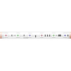 Светодиодная лента 24В 5050 14,4Вт/м RGB 5м IP 68 201249 (Белый)