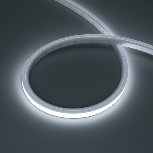 Светодиодная лента герметичная NOVA-TOP-PU-A120-16x15mm 24V White7200 (10 W/m, IP68, 1m, wire x1) (Arlight, Полиуретан) 050587 - фото