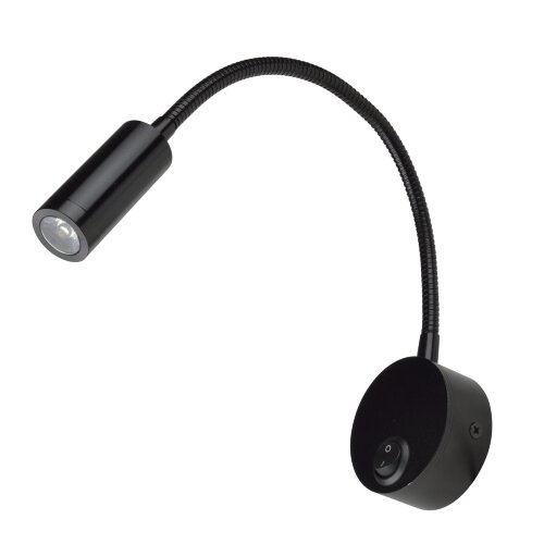 ULT-F21-3W-4000K IP20 BLACK Светильник светодиодный настенный гибкий для интерьерного освещения, 85-265В, Белый свет 4000К, Черный, TM Uniel - фото 2