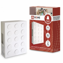 Звонок проводной электромеханический ЗП-3 Бим-Бом БЕЛЫЙ IN HOME