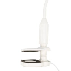 TLD-572 White-LED-500Lm-4500K-Dimmer Светильник настольный светодиодный на струбцине, 7W, Сенсорный выключатель, Диммер, Белый