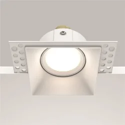 Встраиваемый светильник Точка / Dot 1*GU10 10 Вт (Белый) DL042-01-SQ-W