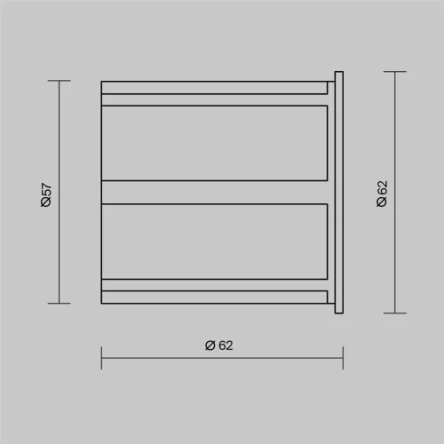 Встраиваемый светильник Limo 3000К 3Вт IP 65 (Белый) - фото 2