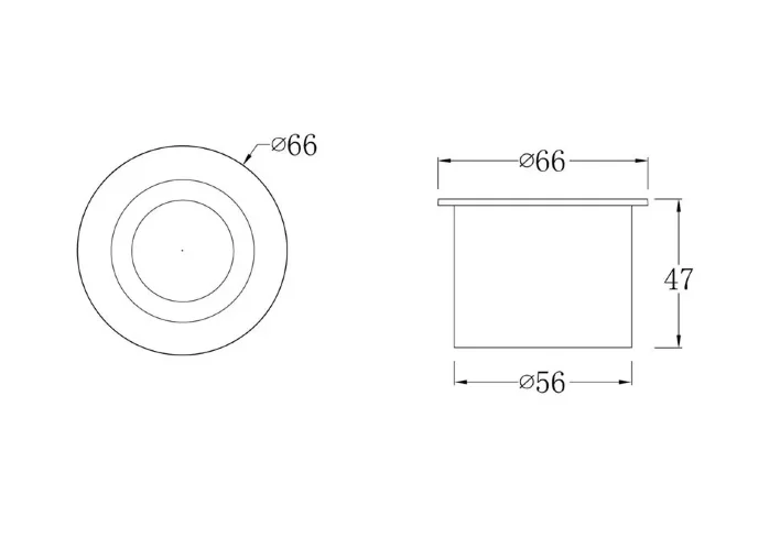 Встраиваемый светильник Limo 3000К 3Вт IP 65 (Белый) - фото 5