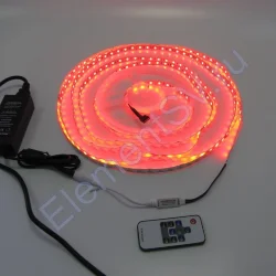 Комплект светодиодной ленты RGB 5050 60led с контроллером IR и блоком питания B20