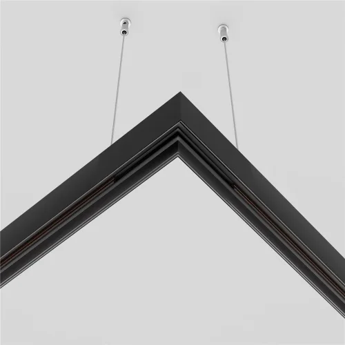 Коннектор угловой Exility накладной черный (Черный) - фото 3